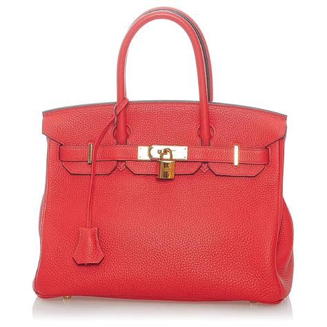 hermes red birkin|hermes birkin second hand.